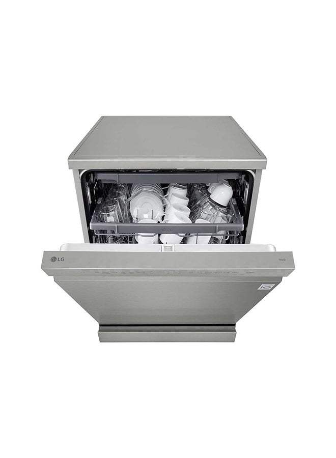 LG 14 Places Dishwasher |TrueStream™ | QuadWash™ | EasyRack™ Plus | Inverter Direct Drive | SmartThinQ™-DFC513FV DFC513FV Platinum Silver Color  - Image 4
