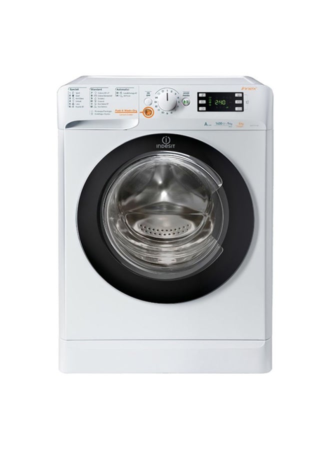 إندست Indesit Washer and Dryer Front Load - 9 Kg Washing & 6 Kg Drying - 10 Programs - XWDE961480XWSEX60H White  - Image 1