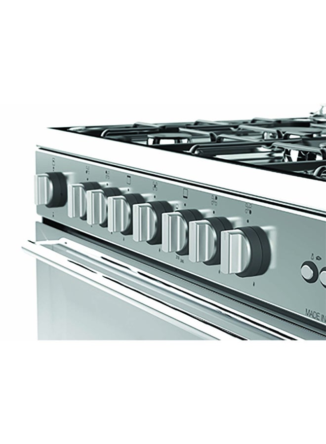 بومباني موقد غاز بومباني - 5 شعلات - سعة 109 - رمادي - DIVA90GG5TCIX - Image 3