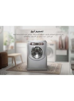 Ariston Ariston Front Loading Washer & Dryer Machine - 11 kg Washer – 7 kg Dryer - Inox AQD1170D49X60HZ Silver  - Image 3