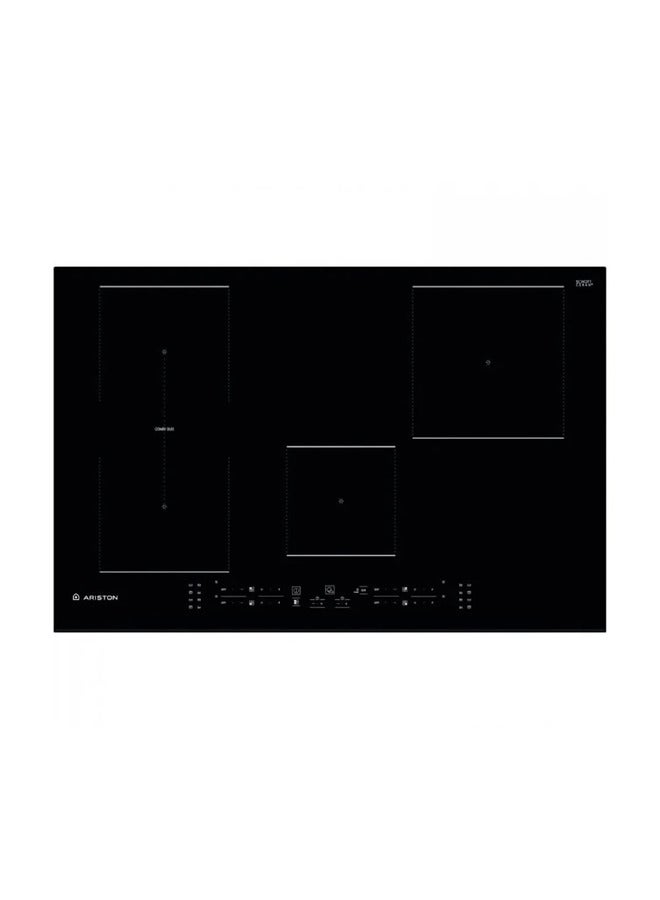 Ariston - Ariston Induction Built-In Hob 4 plates – Black – 5.4x77x51 cm AS1577CNE Black - Image 1