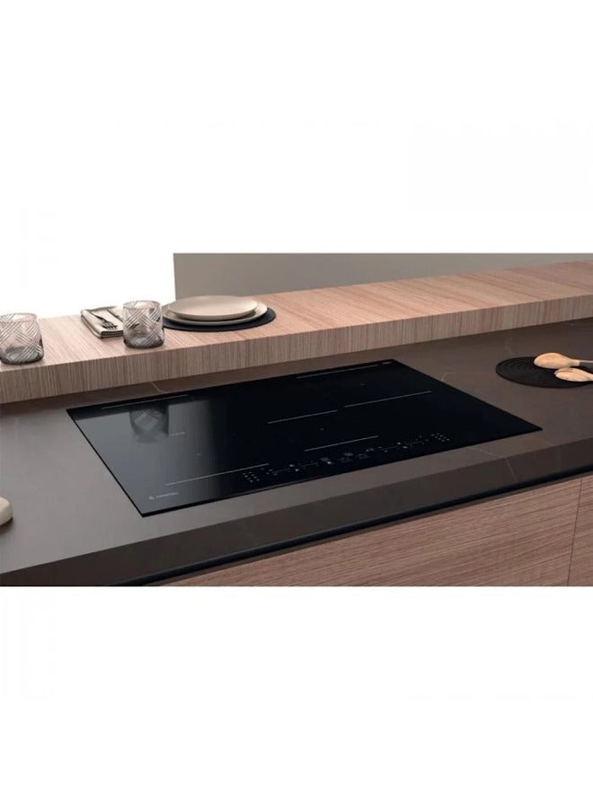 Ariston - Ariston Induction Built-In Hob 4 plates – Black – 5.4x77x51 cm AS1577CNE Black - Image 1