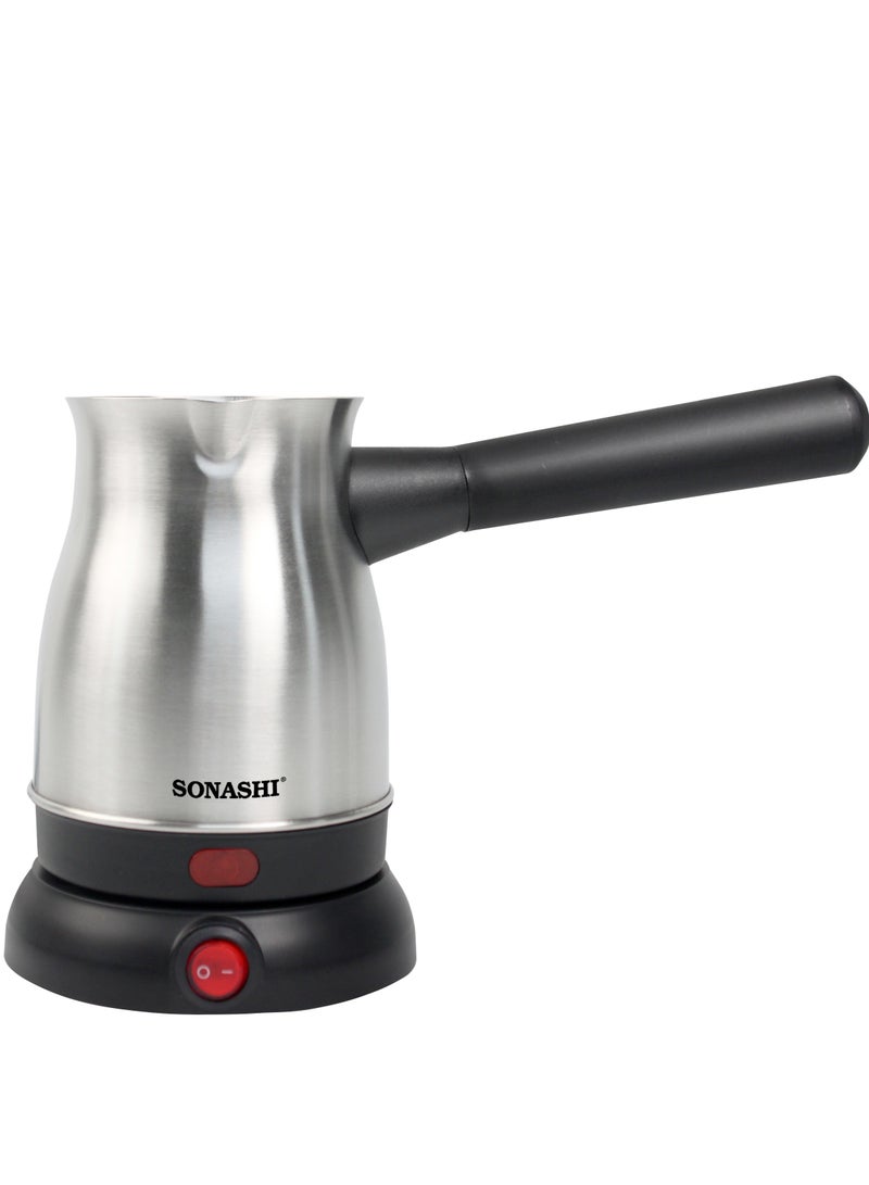 سوناشي - 3.5L Digital Air Fryer + 2 Slice Grill Maker + Turkish Coffee Maker | Air Fryer with 8 Auto-Cook Menu Functions, Griller with Non-Stick Plate and Cordless Base Coffee Maker | Bundle Offer SAF-350/SGT-853N/STCM-4972 1400 W SAF-350 + SGT-853N + STCM-4972 Black - Image 1