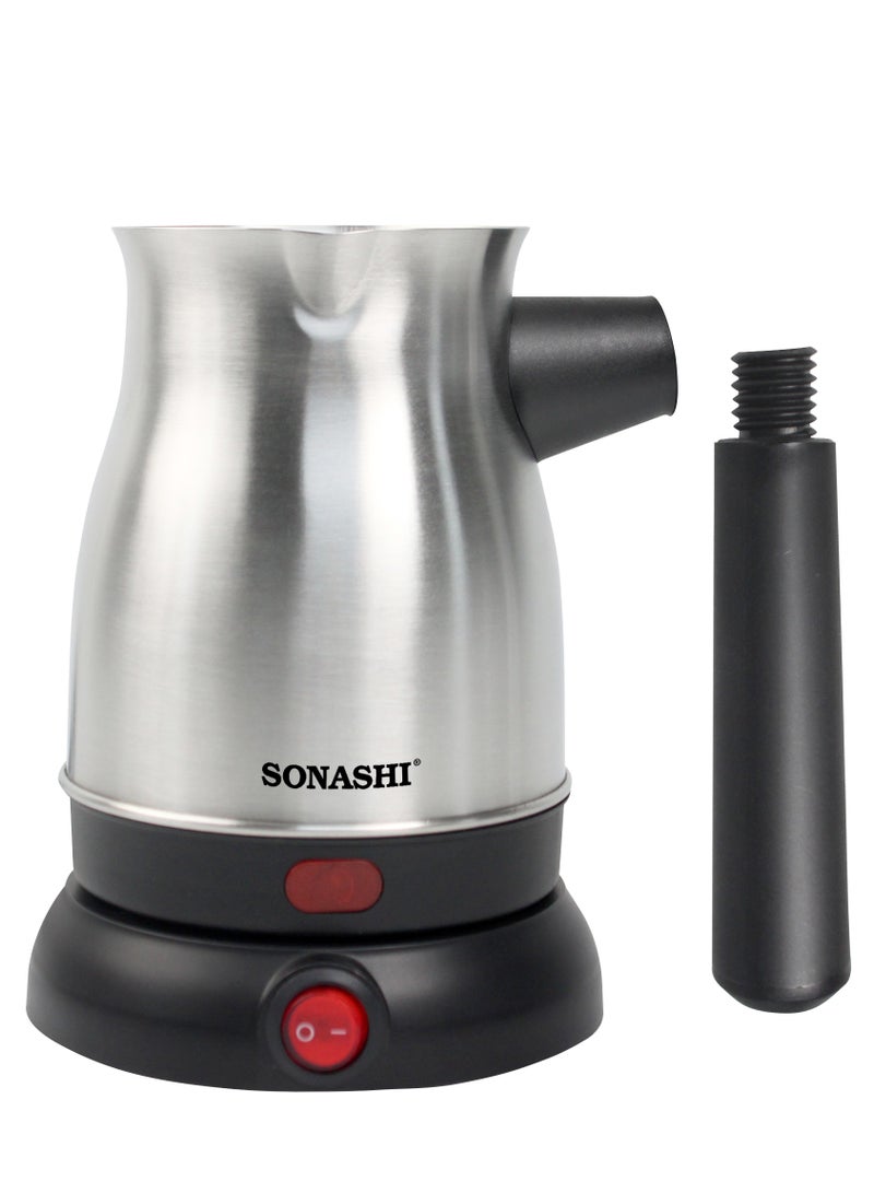 سوناشي - 3.5L Digital Air Fryer + 2 Slice Grill Maker + Turkish Coffee Maker | Air Fryer with 8 Auto-Cook Menu Functions, Griller with Non-Stick Plate and Cordless Base Coffee Maker | Bundle Offer SAF-350/SGT-853N/STCM-4972 1400 W SAF-350 + SGT-853N + STCM-4972 Black - Image 1