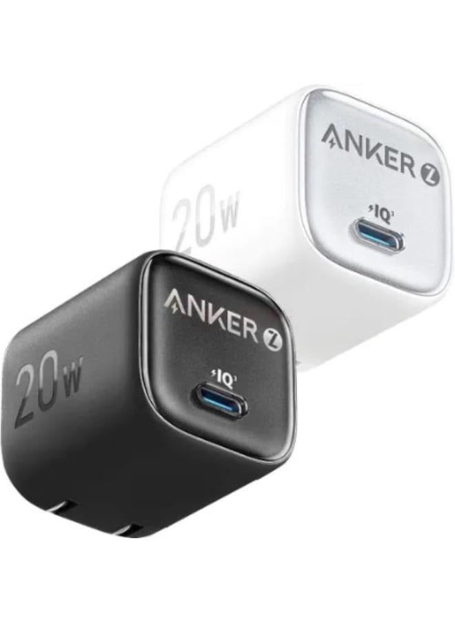 Anker Zolo 20w -Nano III Fast Charger for iPhone 15-16 Series, PPS, PIQ 3.0, Foldable, 20w Black  - Image 2
