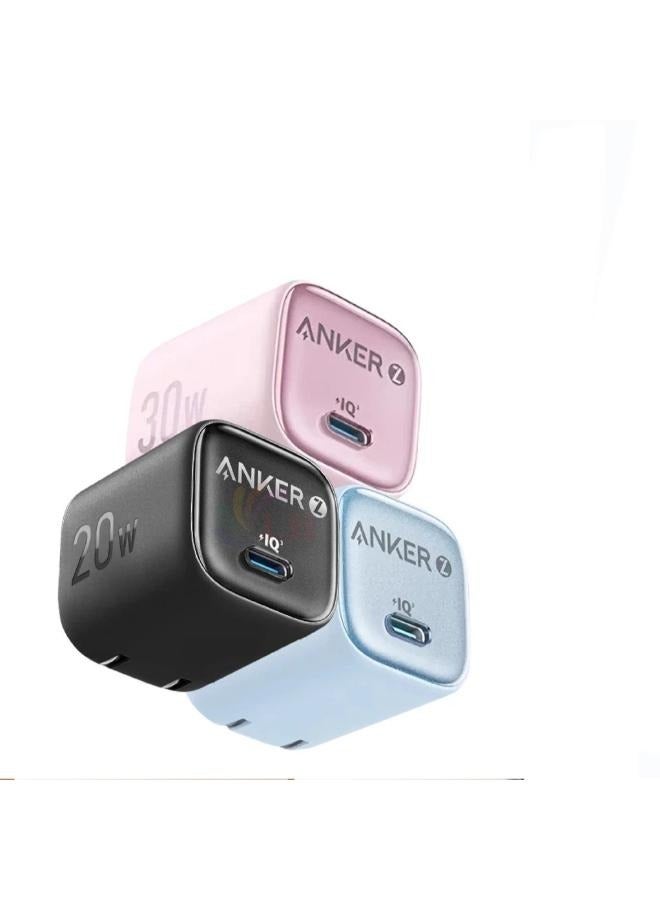 Anker Zolo 20w -Nano III Fast Charger for iPhone 15-16 Series, PPS, PIQ 3.0, Foldable, 20w Blue  - Image 2
