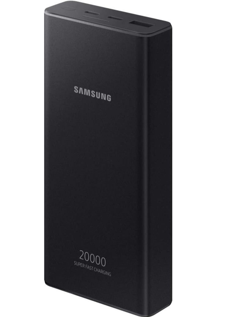 Samsung 20000 mAh Power Bank 20Ah Battery Capacity Fast Charge with 25W Slim Metal Design Triple Port Charging Capacity LED Indicator Cosmic Gray - Image 2