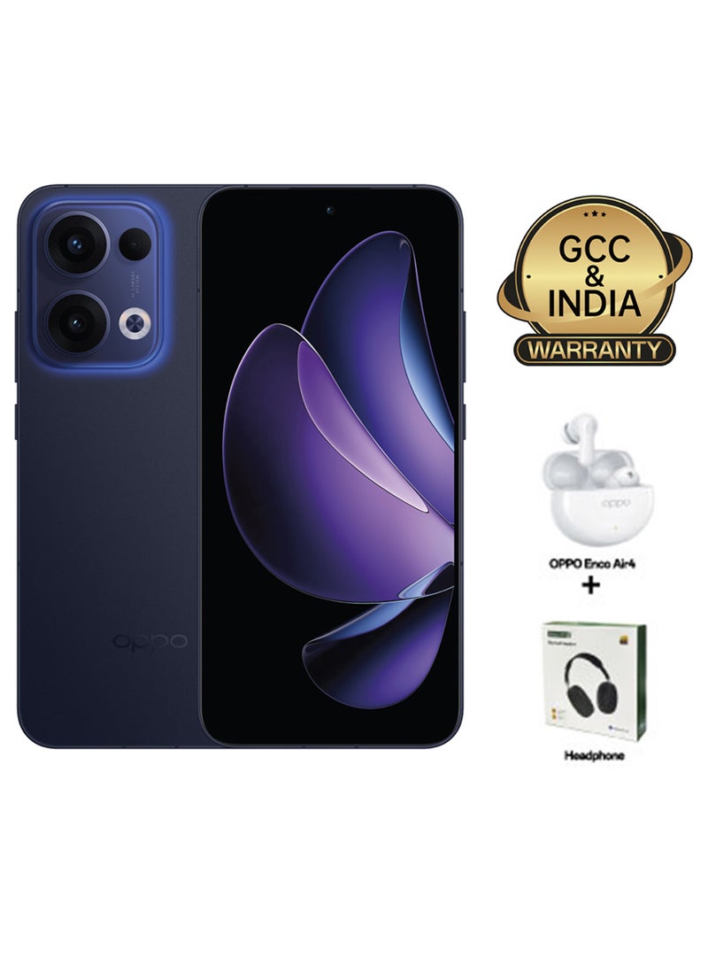 OPPO Reno13 AI Phone Dual SIM 5G 512GB 12GB RAM Luminous Blue + Oppo Enco Air4 Buds + Headphones - Middle East Version  - Image 1