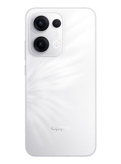 أوبو Reno13 AI Phone Dual SIM 5G 512GB 12GB RAM Plume White + Oppo Enco Air4 Buds + Headphones - Middle East Version  - Image 2