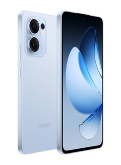 أوبو Reno13 F AI Phone Dual SIM 5G 512GB 12GB RAM Skyline Blue + Oppo Enco Buds3Pro + Headphones - Middle East Version  - Image 4