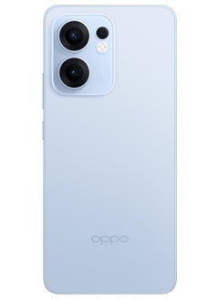 أوبو Reno13 F AI Phone Dual SIM 5G 512GB 12GB RAM Skyline Blue + Oppo Enco Buds3Pro + Headphones - Middle East Version  - Image 2