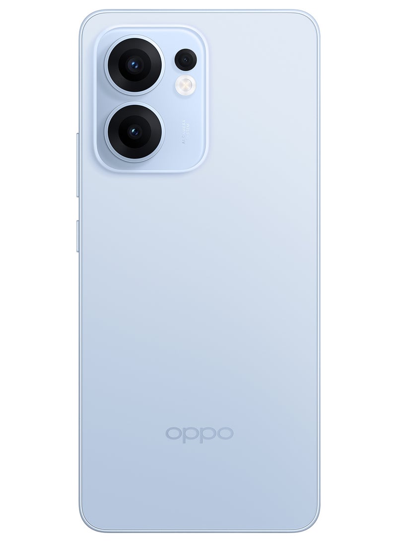 OPPO Reno13 F AI Phone Dual SIM 5G 512GB 12GB RAM Skyline Blue + Free Gift - Middle East Version - Image 2