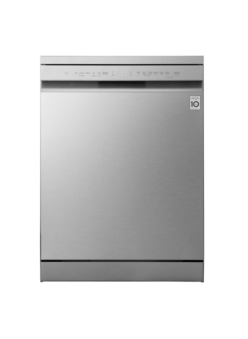 LG 14 Places Dishwasher |TrueStream™ | QuadWash™ | EasyRack™ Plus | Inverter Direct Drive | SmartThinQ™-DFC513FW DFC513FW Platinum Silver Color  - Image 4