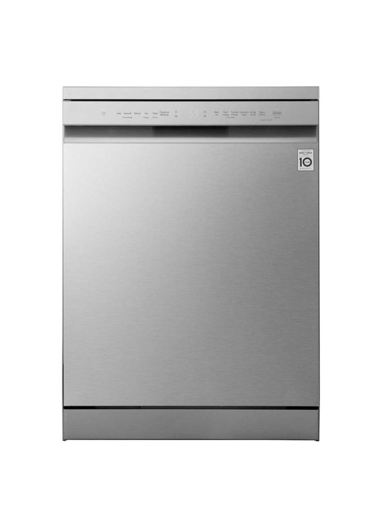 LG 14 Places Dishwasher |TrueStream™ | QuadWash™ | EasyRack™ Plus | Inverter Direct Drive | SmartThinQ™-DFC513FW DFC513FW Platinum Silver Color  - Image 2