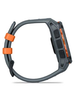GARMIN Instinct 3 Limited Edition - 45MM -  Solar Twilight with Twilight Band - Up to 28 days Unlimited with Solar Charging  - 1.1" Sunlight-visible, transflective memory-in-pixel (MIP), , Power Glass, Heart Rate Monitor, All day stress monitor, Solar Charging, Super bright LED flashlight, iOS and Android compatible Twilight  - Image 5