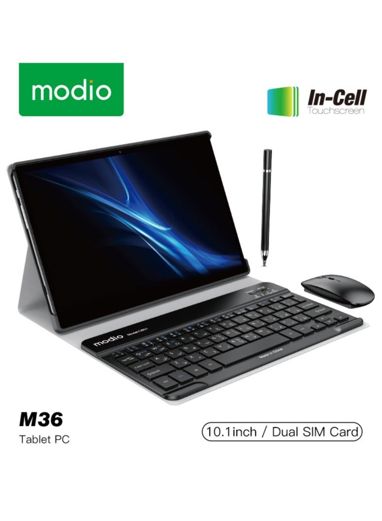 موديو - M36 Tablet With 10.1 Inch Screen Dual SIM Gold 12GB RAM 512GB 5G - Middle East Version With Gift - Image 1