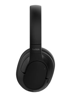 belkin SoundForm Isolate Wireless Headphones  Active Noise Cancellation, High-Quality Sound, 60-Hour Battery Life, Foldable  Comfortable Design Beige  - Image 4