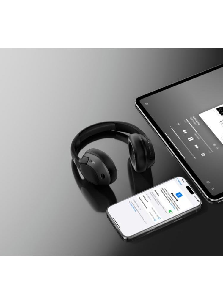 SoundForm Isolate Wireless Headphones  Active Noise Cancellation, High-Quality Sound, 60-Hour Battery Life, Foldable  Comfortable Design Beige