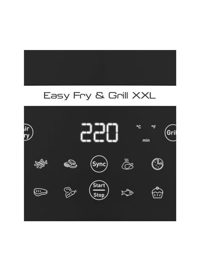 cooker fryer 1800 Watts 40-220°C XXL 6.5 L Black EY8018EG 6.5 L 1800 W EY8018EG Black