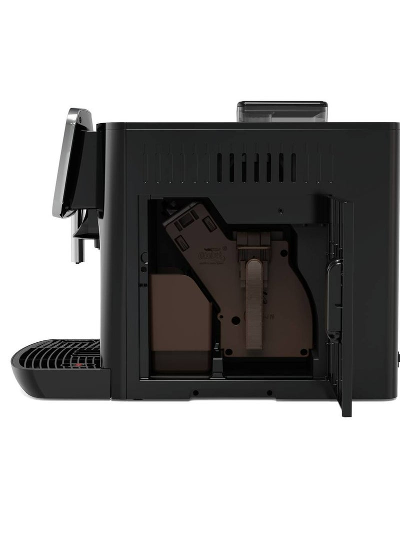 Arzum - Okka Espresso Pro fully Automatic Espresso Machine,1.8L Water Capacity, Double Espresso, Americano, Cold Americano, Powdered Coffee, Milk Foam, 1 year Manufacturing warranty 1.8 L 1450 W OK0030-05 Chrome - Image 1