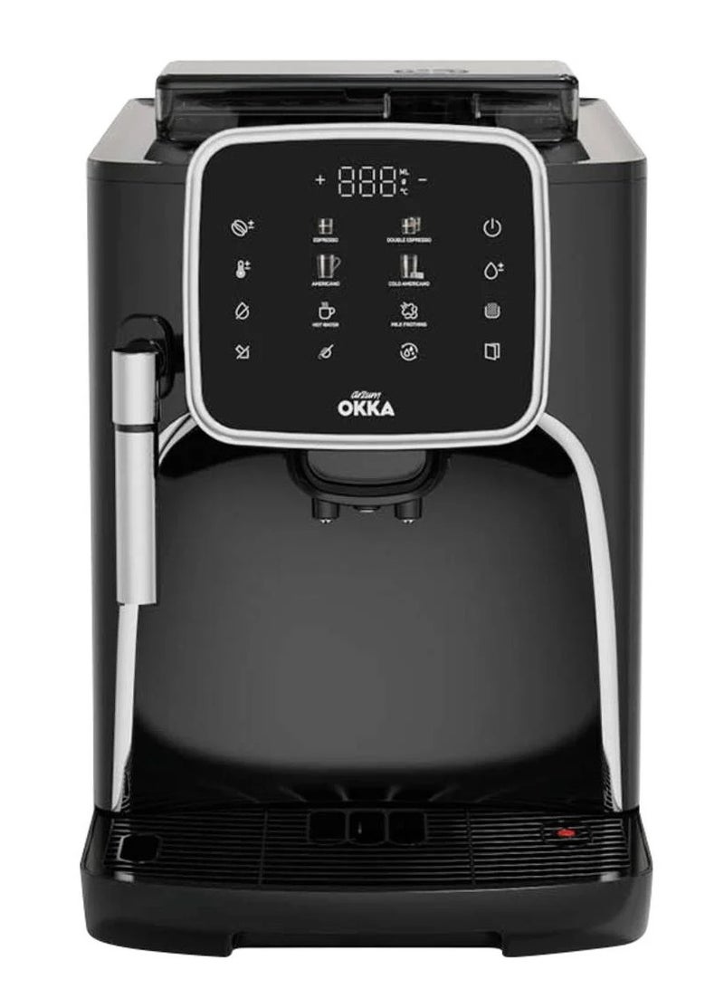 Arzum Okka Espresso Pro M fully Automatic Espresso Machine,1.8L Water Capacity, Double Espresso,Americano, Cold Americano, Cappuccino, Latte Macchiato, Milk Foam,1 year Manufacturing warranty 1.8 kg 1450 W OK0028-05 Copper  - Image 1