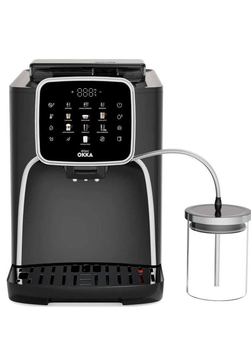 Arzum Okka Espresso Pro M fully Automatic Espresso Machine,1.8L Water Capacity, Double Espresso,Americano, Cold Americano, Cappuccino, Latte Macchiato, Milk Foam,1 year Manufacturing warranty 1.8 kg 1450 W OK0028-05 Copper  - Image 4