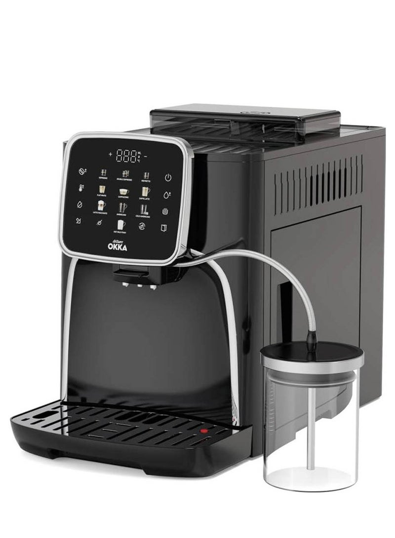 Arzum Okka Espresso Pro M fully Automatic Espresso Machine,1.8L Water Capacity, Double Espresso,Americano, Cold Americano, Cappuccino, Latte Macchiato, Milk Foam,1 year Manufacturing warranty 1.8 kg 1450 W OK0028-05 Copper  - Image 2