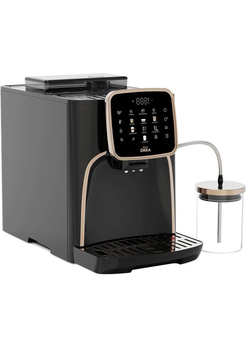 Arzum Okka Espresso Pro M fully Automatic Espresso Machine,1.8L Water Capacity, Double Espresso,Americano, Cold Americano, Cappuccino, Latte Macchiato, Milk Foam, 1 year Manufacturing warranty 1.8 L 1450 W OK0028-04 Copper  - Image 2