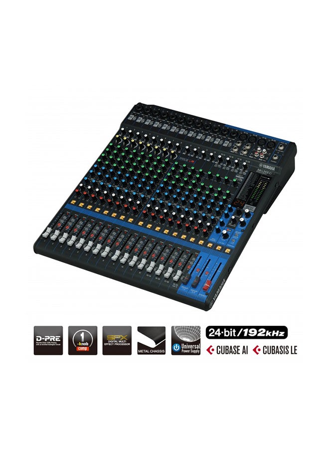 Yamaha MG20XU Mixing Console MG20XU BLACK - Image 1