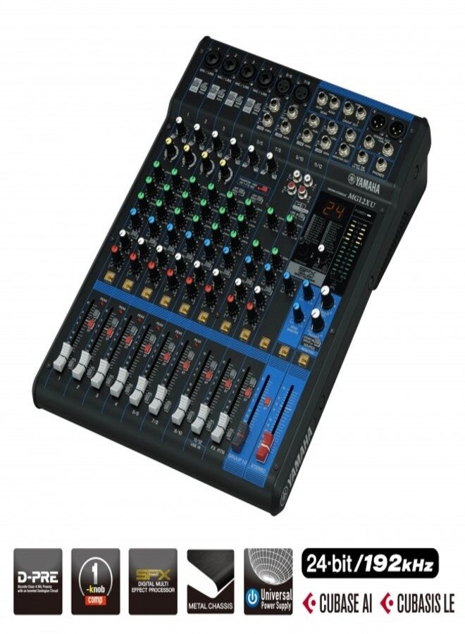 Yamaha Mixing Console MG12XU black - Image 2