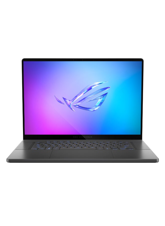 ASUS - ROG Zephyrus G16 Laptop With 16-Inch Display, AMD Ryzen AI R9-HX 370 Processor/32GB RAM/1TB SSD/8GB NVIDIA GeForce RTX 4060 Graphics/Windows 11 Home English/Arabic Eclipse Gray - Image 1