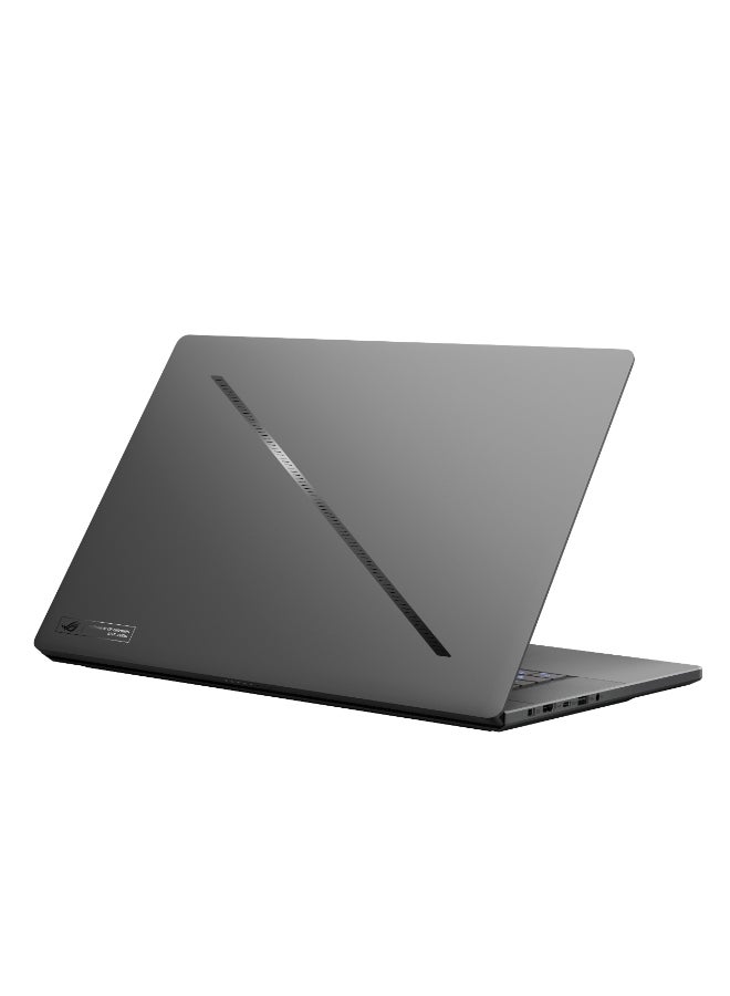 ASUS - ROG Zephyrus G16 Laptop With 16-Inch Display, AMD Ryzen AI R9-HX 370 Processor/32GB RAM/1TB SSD/8GB NVIDIA GeForce RTX 4060 Graphics/Windows 11 Home English/Arabic Eclipse Gray - Image 1