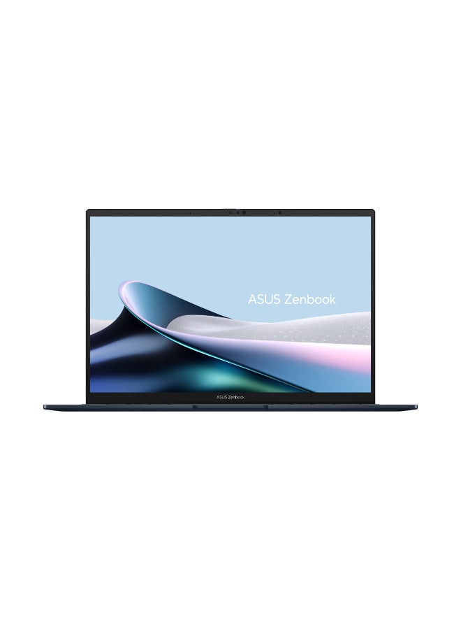 ASUS - Zenbook 14 Laptop With 14-Inch Display, Core Ultra 7-255H Processor/16GB RAM/1TB SSD/Intel UHD Graphics/Windows 11 Home English/Arabic Ponder Blue - Image 1
