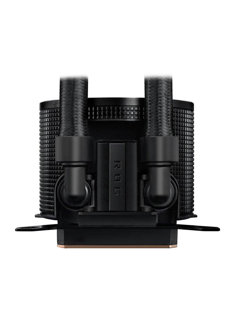 ASUS ROG Ryuo III 240 ARGB AIO Liquid CPU Cooler – 8th Gen Asetek Pump, Copper CPU Plate, 240mm Aluminum Radiator, Dual 120mm ROG ARGB Fans (2200 RPM, 70.07 CFM, 36.45 dB(A)), Anime Matrix LED Display, AURA Sync, PWM/DC Fan Control, AM5/AM4 & Intel LGA 1851/1700/1200/115x Compatibility | 90RC00J1-M0UAY0 Black  - Image 3