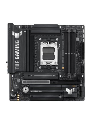 TUF Gaming B850M-Plus Wi-Fi AM5 Micro-ATX Motherboard, AMD B850 Chipset, 4x DIMM DDR5 Slots, Up to 192GB Max Memory, 1 x PCIe 5.0 x16 SafeSlot, 3 x M.2 Slots, Wi-Fi & BT | 90MB1IY0-M0EAY0 Black - pnsku/N70145680V/45/_/1737727752/4c4f3604-3f6c-4b34-a457-bd7ebec5f5e0