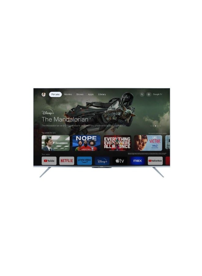 شارب Smart Frameless TV 4K  50 Inch Built-In Receiver 4T-C50FL6EX 4T-C50FL6EX black - Image 1