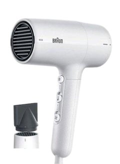 BRAUN Hd21 Hair Dryer2100 Watts  Hot  Cold With Nozzle  - Image 1