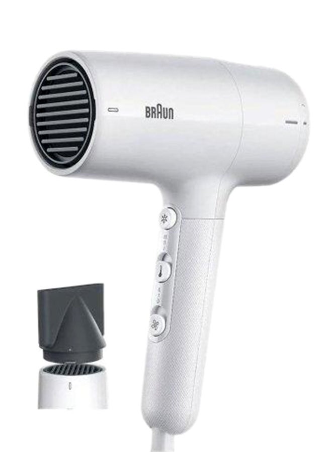 BRAUN Hd21 Hair Dryer2100 Watts  Hot  Cold With Nozzle  - Image 1