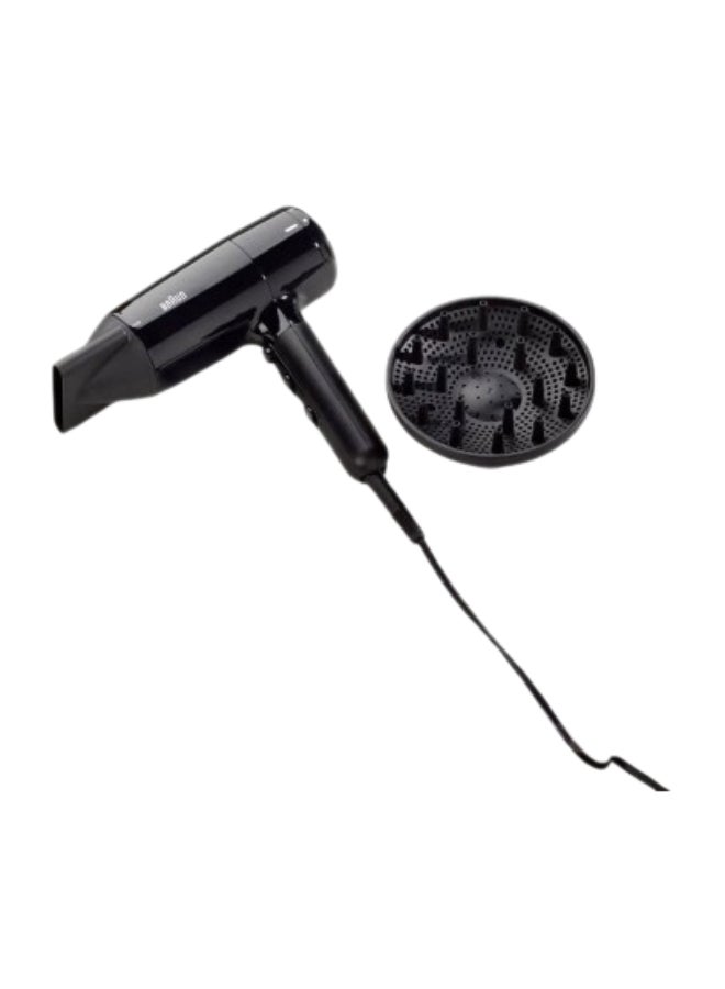 BRAUN Hd22 Ionic Hair Dryer 2200 Watts Hot  Cold With Diffuser And Nozzle  - Image 5