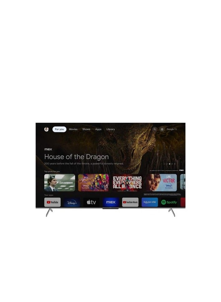 SHARP 4K Smart 120Hz Frameless TV 86 Inch Built-In Receiver 4T-C86FN6EX 4T-C86FN6EX Black - Image 1