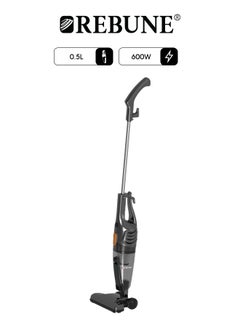 A corded vacuum cleaner with 600 watts of power, easy to carry and use by hand, combining powerful performance, comfort, and practical design 600 W RE-9-032 Black