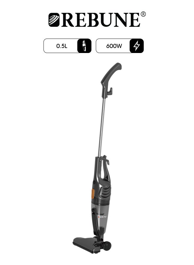 ريبون A corded vacuum cleaner with 600 watts of power, easy to carry and use by hand, combining powerful performance, comfort, and practical design 600 W RE-9-032 Black  - Image 1