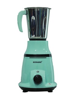 SONASHI 2-in-1 Mixer Grinder with Powerful Copper Motor - 3 Speed Control with Overheat Protection | 2 Stainless Steel Jars for Wet/Dry Grinding Liquidizing with Durable Lids 1.75 L 550 W SB-196 Green  - Image 2