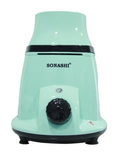 SONASHI 2-in-1 Mixer Grinder with Powerful Copper Motor - 3 Speed Control with Overheat Protection | 2 Stainless Steel Jars for Wet/Dry Grinding Liquidizing with Durable Lids 1.75 L 550 W SB-196 Green  - Image 3