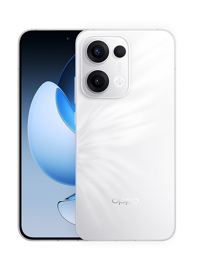 OPPO Reno13 Dual SIM Plume White 12GB RAM 512GB 5G - Middle East Version  - Image 1