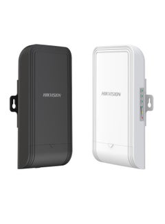 HIKVISION DS-3WF0BC-2NT Wireless Bridge, 2.4GHz 300Mbps, 200m Transmission, 7dBi MIMO Antenna, IP55, PoE, IEEE 802.11b/g/n, 2 × 10/100 Mbps Ports, WPA2-PSK, Pole Mount, -30°C to 70°C Operating Temperature, Web Management | DS-3WF0BC-2NT Black/White 