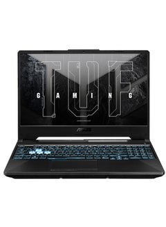 ASUS TUF Gaming A15 Laptop With 15.6-Inch Display, AMD Ryzen 5-7535HS Processor/8GB RAM/512GB SSD/4GB NVIDIA GeForce RTX 2050 Graphics/Windows 11 Home English/Arabic Graphite Black  - Image 1