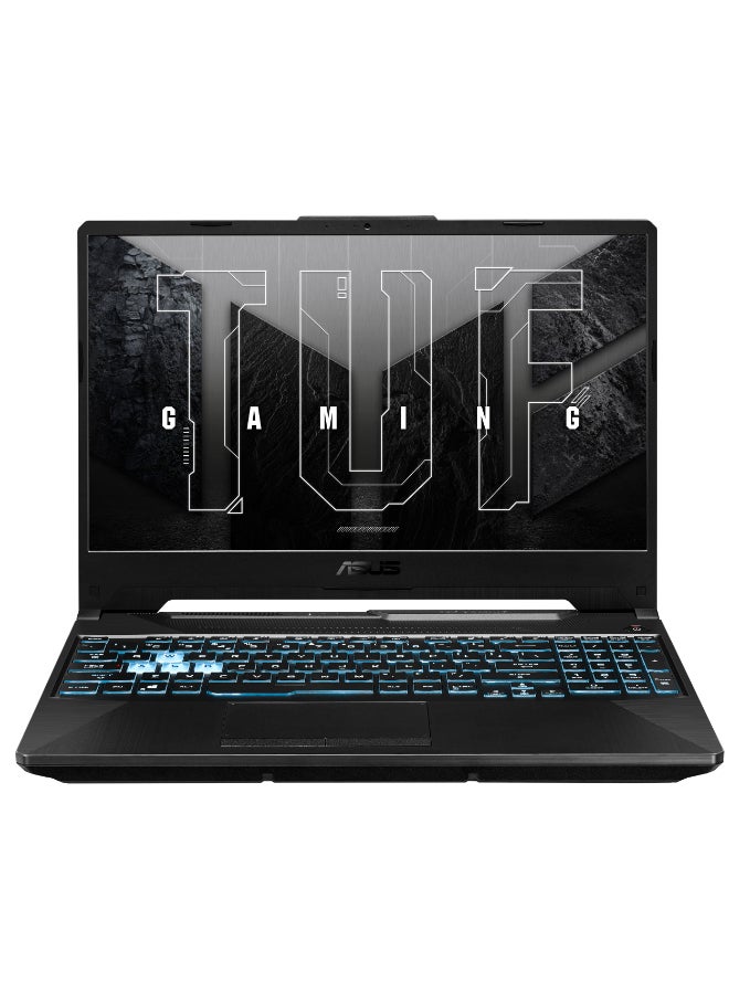 ASUS - TUF Gaming A15 Laptop With 15.6-Inch Display, AMD Ryzen 5-7535HS Processor/8GB RAM/512GB SSD/4GB NVIDIA GeForce RTX 2050 Graphics/Windows 11 Home English/Arabic Graphite Black - Image 1