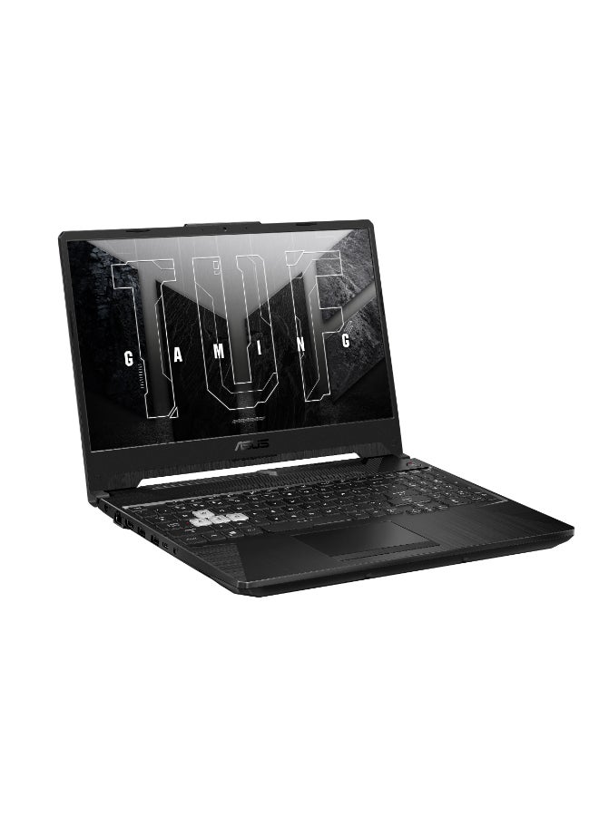 ASUS - TUF Gaming A15 Laptop With 15.6-Inch Display, AMD Ryzen 5-7535HS Processor/8GB RAM/512GB SSD/4GB NVIDIA GeForce RTX 2050 Graphics/Windows 11 Home English/Arabic Graphite Black - Image 1