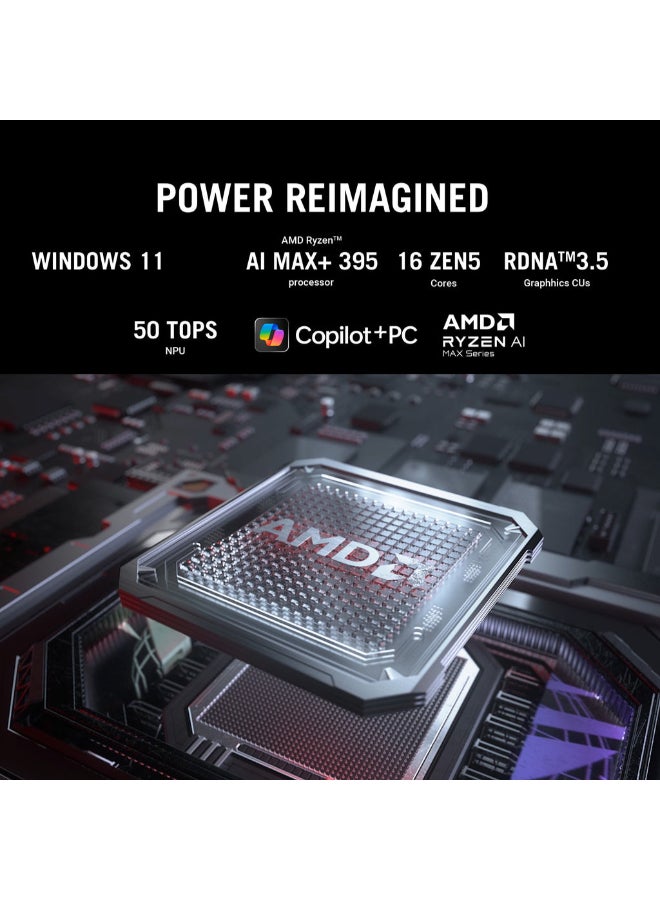ASUS ROG Flow Z13 Touchscreen Laptop With 13.4-Inch Display, AMD STRIX HALO Processor/32GB RAM/1TB SSD/AMD Radeon Graphics/Windows 11 Home English/Arabic Off Black  - Image 3